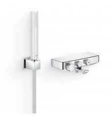 Душевой комплект Термостат Grohe Grohtherm SmartControl 34718000 для ванны с душем + Гарнитур Euphoria Cube Stick 27702000