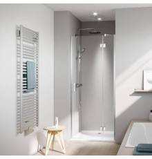 Kermi LIGA Дверь в нишу LI SFR 90x200см., глянцевое серебро+прозрачное стекло с Kermiclean. LI SFR 09020 VPK