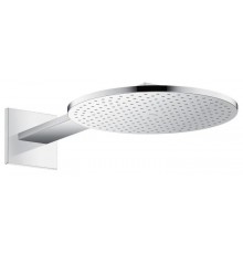 AX 35 300 000 ShowerSolutions Верхний душ Ø300 мм, 1 режим, металл, боковой кроншт. 450 мм, ½  35300000