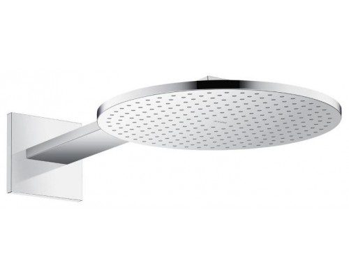 AX 35 300 000 ShowerSolutions Верхний душ Ø300 мм, 1 режим, металл, боковой кроншт. 450 мм, ½  35300000