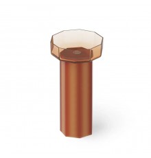 Dea Design Pedestal Basin Раковина 48х45.6х90см., напольная, без отв., Glasstek, прозрачная смола, цвет: Sunset R1. DD2025 480 R1