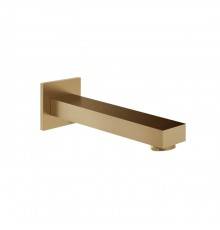 Gessi Inverso Rigato Излив для ванны, настенный, цвет: Warm Bronze Br PVD. 73103#726