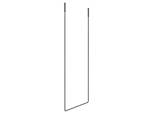 Gessi Goccia Полотенцедержатель потолочный 60см h=160см, подвесной, цвет: черный. 38143#099