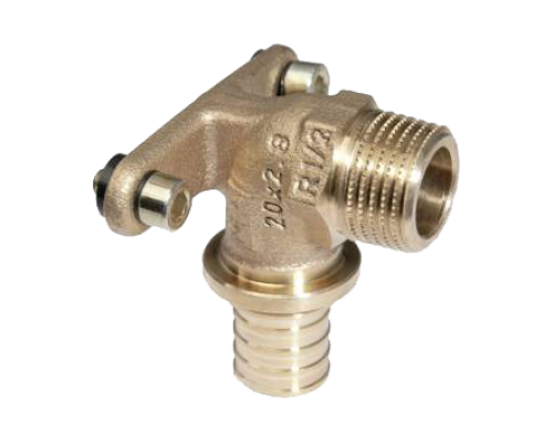 Водорозетка Rehau RAUTITAN RX с НР 20-R1/2  бронзовая. 14563651001