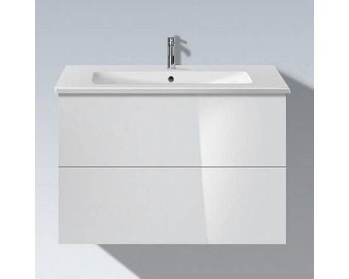 DURAVIT L-Cube  Комплект мебели 80см; Тумба подвесная с  раковиной, для раковины 233683, 82х48.1см, цвет: белый. LC624102222,  2336830000