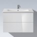 DURAVIT L-Cube  Комплект мебели 80см; Тумба подвесная с  раковиной, для раковины 233683, 82х48.1см, цвет: белый. LC624102222,  2336830000