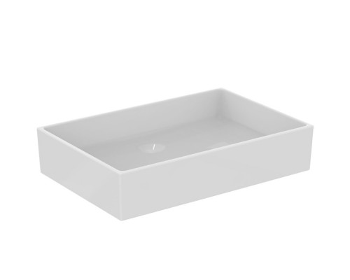 Ideal Standard Extra Раковина 60х40хh12.5см., накладная, без отв., без перелива, с крепежом, цвет: белый глянец. T374001