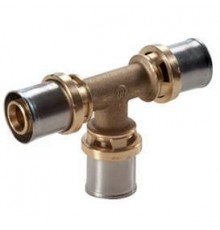 Тройник, Giacomini, RM150, 32 x 3, латунь, для труб GIACOTHERM, GIACOFLEX и многослойных