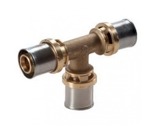 Тройник, Giacomini, RM150, 26 x 3, латунь, для труб GIACOTHERM, GIACOFLEX и многослойных