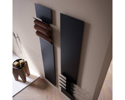 Antrax Flaps Полотенцесушитель электрический 35x171H см, цвет: черный матовый. ECFPA171001T/NEOP Antrax Flaps Полотенцесушитель электрический 35x171H см, цвет: черный матовый. ECFPA171001T/NEOP
