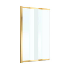 Шторка на ванну BelBagno Luce LUCE-VF-11-100/145-C-ORO 145х100 см, профиль хром, стекло прозрачное