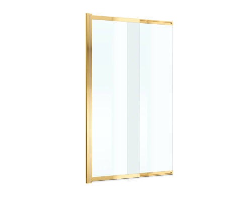 Шторка на ванну BelBagno Luce LUCE-VF-11-100/145-C-ORO 145х100 см, профиль хром, стекло прозрачное