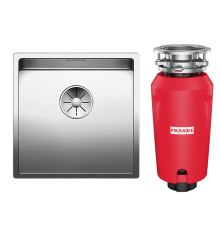 Комплект Мойка Blanco Claron 400-U + Измельчитель Franke