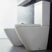 Duravit Me by Starck Унитаз  моноблок   37х65 см, слив универсальный,  с креплениями, цвет белый/хром. 0938100005,  2170092000