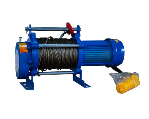 Лебедка TOR ЛЭК-500 E21 (KCD) 500 кг 220 В с канатом 100 м (T)