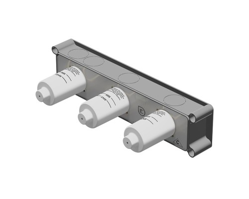 Ritmonio Встраиваемая часть для смесителя на 3 отверстия для раковины. PM0000H