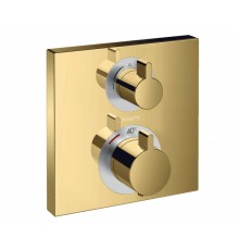 HG 15 714 990 Ecostat Square Термостат для 2х потребителей (внешняя монтажная часть) 15714990