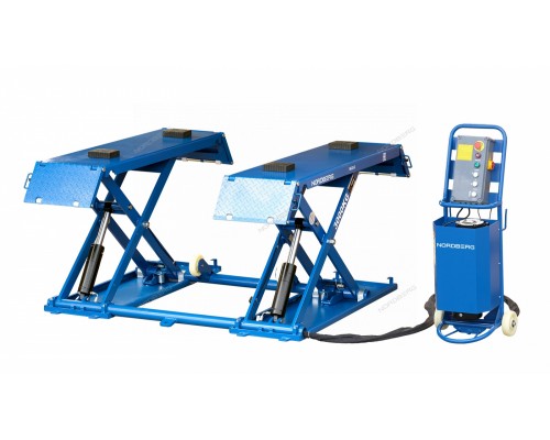 Подъемник ножничный 3т, 220В, синий (ст.арт. N632-3 ) NORDBERG N632-3B