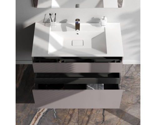 M50AFHX1003EGM База под раковину подвесная 100 см, 3 ящика, элегантный серый