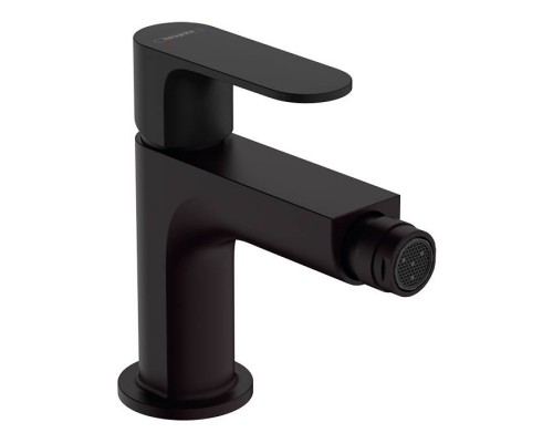 Hansgrohe Rebris S Смеситель для биде, на 1 отв., с донным клапаном, цвет: черный матовый Hansgrohe Rebris S Смеситель для биде, на 1 отв., с донным клапаном, цвет: черный матовый