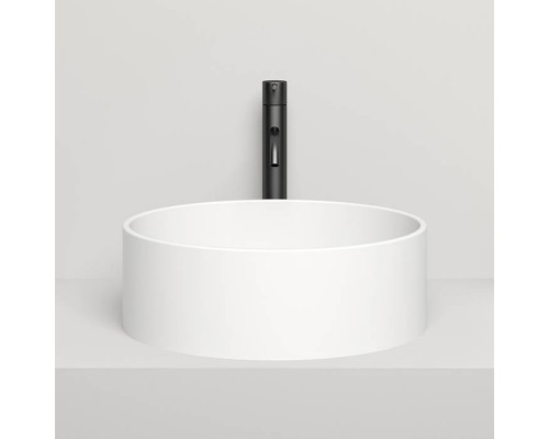 Salini Armonia Раковина накладная 45х45х15cм, без отв., без перелива, S-Stone, цвет: белый матовый. 130112SM