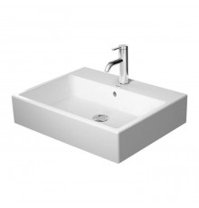 Duravit Vero Air Раковина 60х47см, 1 отв., с переливом, с площадкой, на столешницу, цвет: белый. 2352600000
