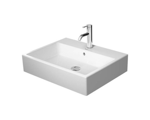 Duravit Vero Air Раковина 60х47см, 1 отв., с переливом, с площадкой, на столешницу, цвет: белый. 2352600000 Duravit Vero Air Раковина 60х47см, 1 отв., с переливом, с площадкой, на столешницу, цвет: белый. 2352600000