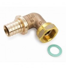 Угольник Rehau RAUTITAN DN 16 мм G 1/2  RX+ с накидной гайкой и внутренней резьбой. 14563961001