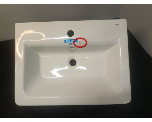 SaleRoca327472000 The Gap Раковина накладная 600x440х165(40) мм, с отв. под смес., с отв. перелива Sale327472000_B324