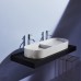 Laufen Sonar Раковина 100x37х13 см, без отв., двойная, без перелива,с наружным декором, цвет: белый. 8.1234.9.000.112.1
