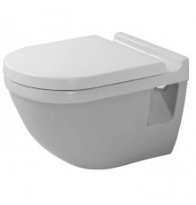 Duravit Starck 3 Унитаз подвесной, расстояние для крепления 23cм, с вертикальным смывом, 6,0л., 36x54см, Цвет: Белый. 2206090000