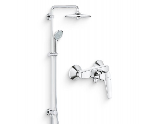 Душевой комплект Смеситель для душа Grohe BauFlow 23632000 + Стойка Euphoria 27421002