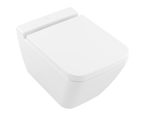 VilleroyBoch Finion Унитаз подвесной 37.5х56х35см., CeramicPlus, цвет: альпийский белый. 4664R0R1