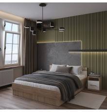 Кровать DIWO Ростов 160x200 дуб сонома