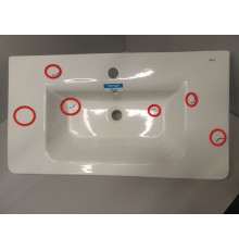 SaleRoca327470000 The Gap Раковина накладная 800х440х165(40) мм, с отв. под смес., с отв. перел. Sale327470000_1092