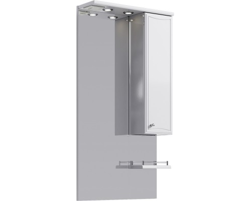 AQ Ba.02.55 Барселона Панель с зеркалом, шкафчиком и подсветкой, 500850305 мм Ba.02.55