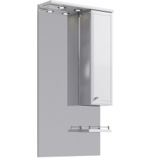 AQ Ba.02.06 Барселона Панель с зеркалом, шкафчиком и подсветкой, 6001080175 мм Ba.02.06