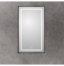 Зеркало BelBagno Kraft 90x50, с подсветкой, с подогревом, черный
