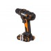 Дрель-шуруповерт аккумуляторная WORX WX100.2, 20В, 2Ач х2, ЗУ 0,4А, сумка