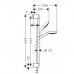 Hansgrohe Croma Select E Душевой гарнитур, цвет: хром. 26584400