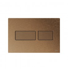 TECEsolid. Панель смыва, металл, бронза, с текстурой ромбы 9240435