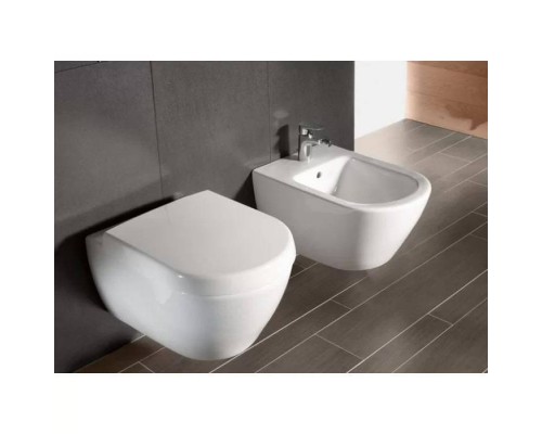 VilleroyBoch Subway 2.0 Биде подвесное 37.5х56.5х28см., 1 отв., цвет: альпийский белый. 54000001
