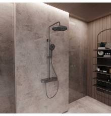 Душевая стойка Vincea VSFS-402GM, вороненая сталь