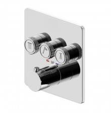 Plumberia Selection PSBOX Смеситель для душа, встраиваемый, на 3 выхода, цвет: хром. PSB2903CR
