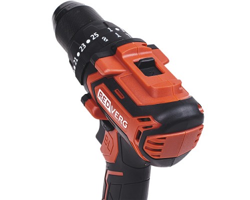 Шуруповерт аккумуляторный ударный бесщеточный REDVERG RD-IS18BL/U2