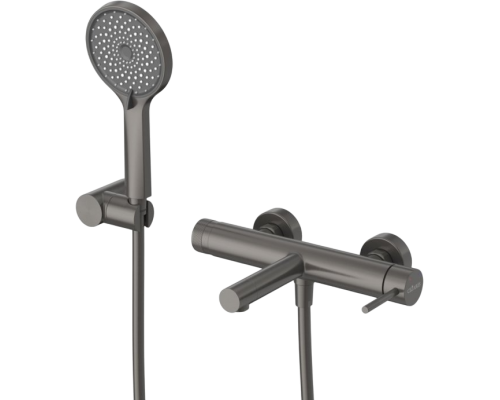 Смеситель для ванны с душем Cezares Relax RELAX-VD-GM оружейная сталь