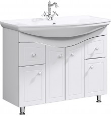 AQ FR0110 Franchesca Тумба под умывальник напольная, 1055х872х495 мм, 4 дверцы, 2 ящика FR0110