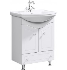 AQ FR0106 Franchesca Тумба под умывальник напольная, 655х868х415 мм, 2 дверцы, нижний ящик FR0106