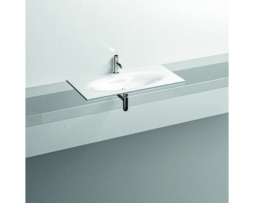 Kerasan Shape Раковина 102х52см, встраиваемая, с 1 отв., цвет: белый глянцевый. 547001*1