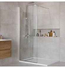 Душевая перегородка BelBagno Kraft 70 см, профиль хром, стекло прозрачное